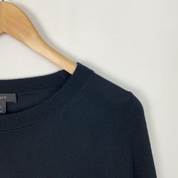J.Crew S Tippi Sweater Black Merino Wool - Picture 5 of 12